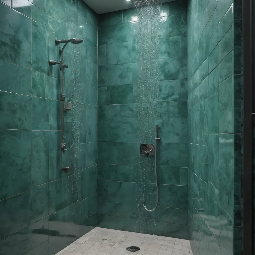 Exploring Aesthetics and Functionality of Blue Green Shower Tile