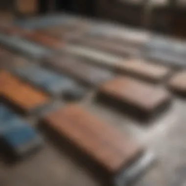 Various tile lifters arranged on a workbench, highlighting their unique designs