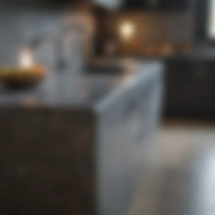 Elegant granite countertop showcasing its durability and beauty