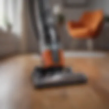 Modern vacuum cleaner for hardwood and carpeted floors