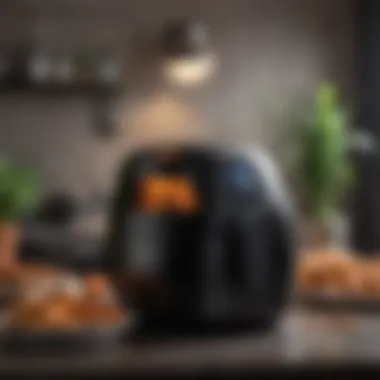 Innovative Air Fryer Design Top-rated air fryer showcasing innovative design and features