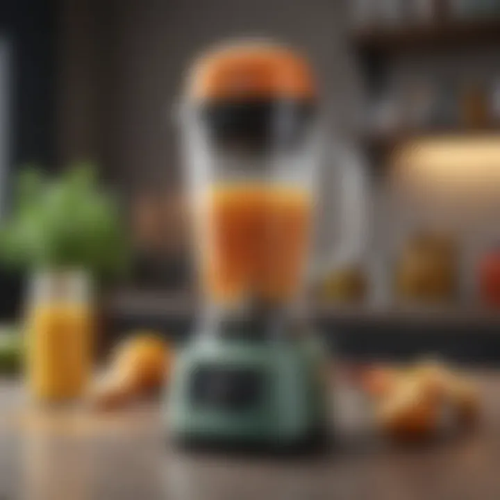 User-friendly mini blender with safety features