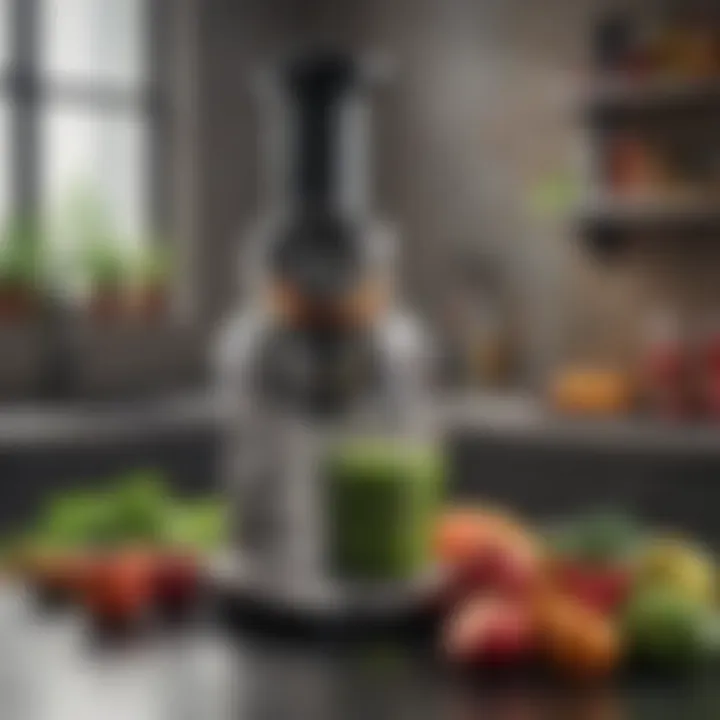 Juicing vibrant fruits and vegetables with the Breville Juice Fountain