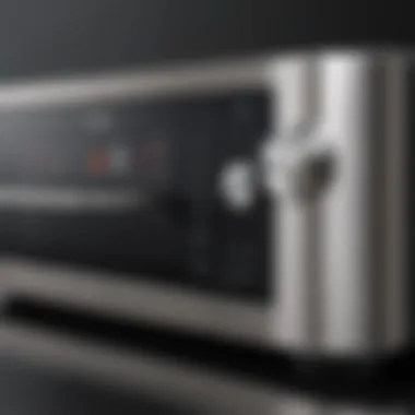 Close-up of control panel showcasing the intuitive interface of the Breville Smart Oven Air.