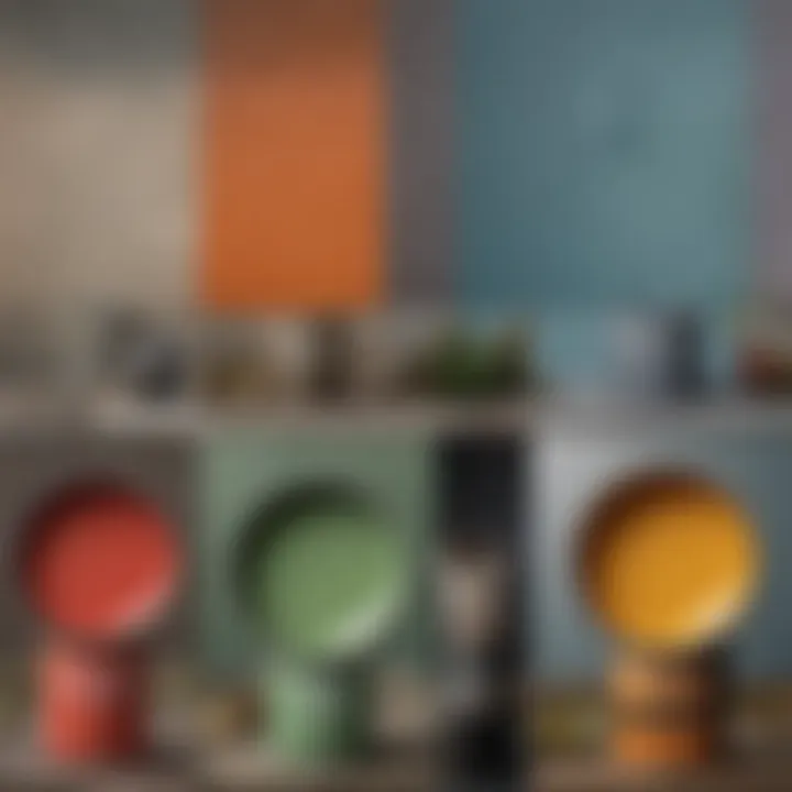 Comparison of different paint types for exteriors