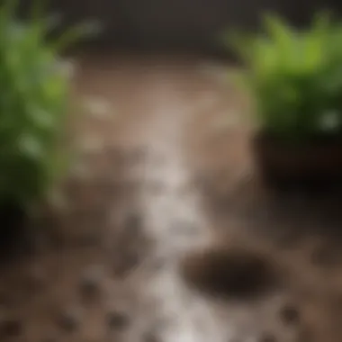 Close-up of different types of fertilizers spread out on a surface