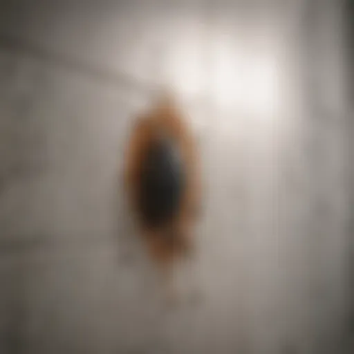 Close-up view of mold on bathroom tiles