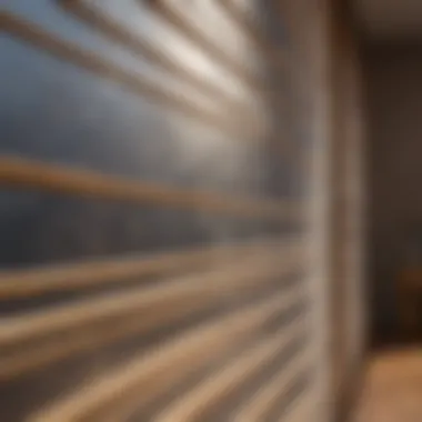 A wooden blind immersed in soapy water for thorough cleaning