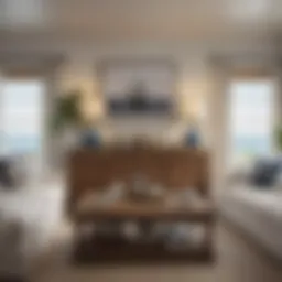 Coastal-Inspired Living Room with Nautical Accents