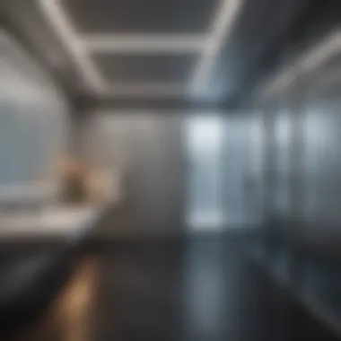 Sophisticated Cold Room Design Elegantly designed cold room with modern fixtures