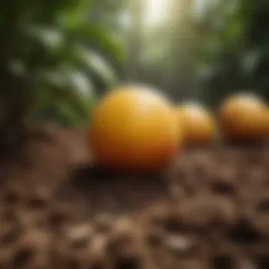 Optimal Soil for Mango Growth Healthy soil composition ideal for mango cultivation