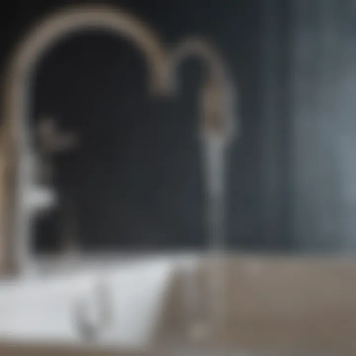 Close-up of a faucet with a drip