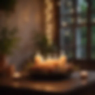 Ambient Lighting Ambient lighting with candles and fairy lights