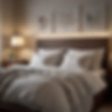 Cozy Bed Setting Cozy and inviting bed setting with soft linens