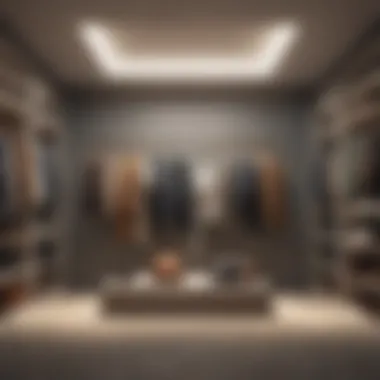 Creative clothing display idea for closet