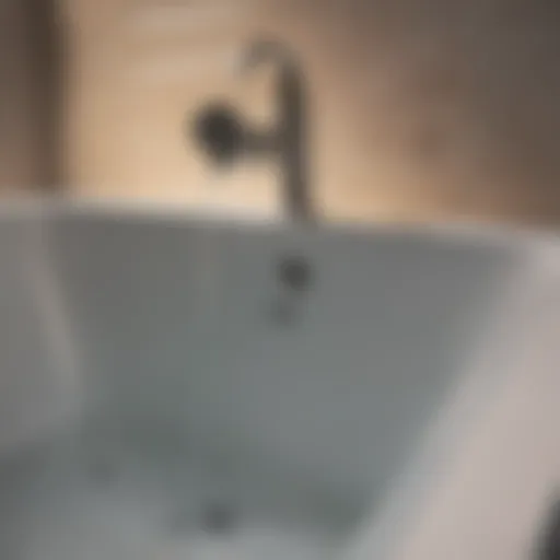 Crystal-clear bathtub drain