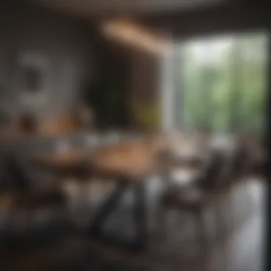 Variety of Dining Table Shapes Different shapes of dining tables optimized for social gatherings