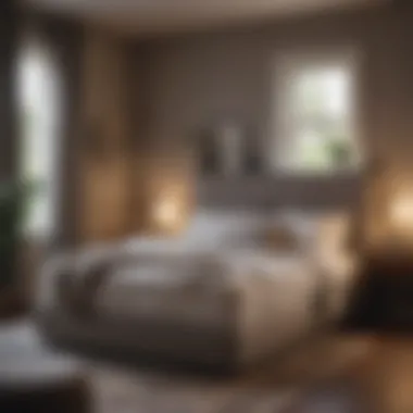 Cozy Bedroom with Well-Maintained Mattress A cozy bedroom setting highlighting a well-maintained mattress