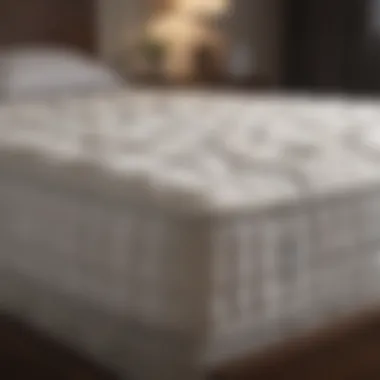 Quality Mattress Materials A luxurious mattress showcasing quality materials