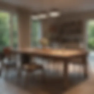 Dining Table Width Comparison Diagram illustrating various dining table widths and their uses
