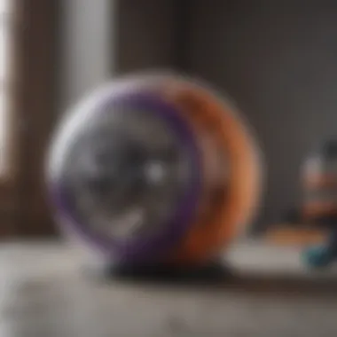 Dyson Ball vacuum demonstrating powerful suction