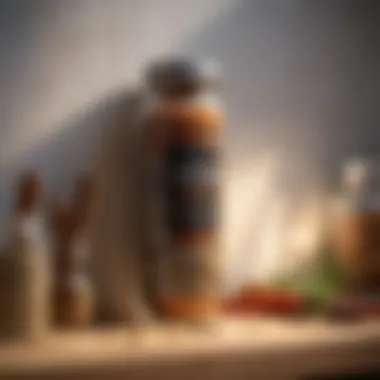 Creative Wall-Mounted Spice Solution Creative wall-mounted spice jar solution