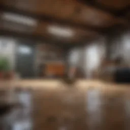 Clean basement area showing effective spider prevention