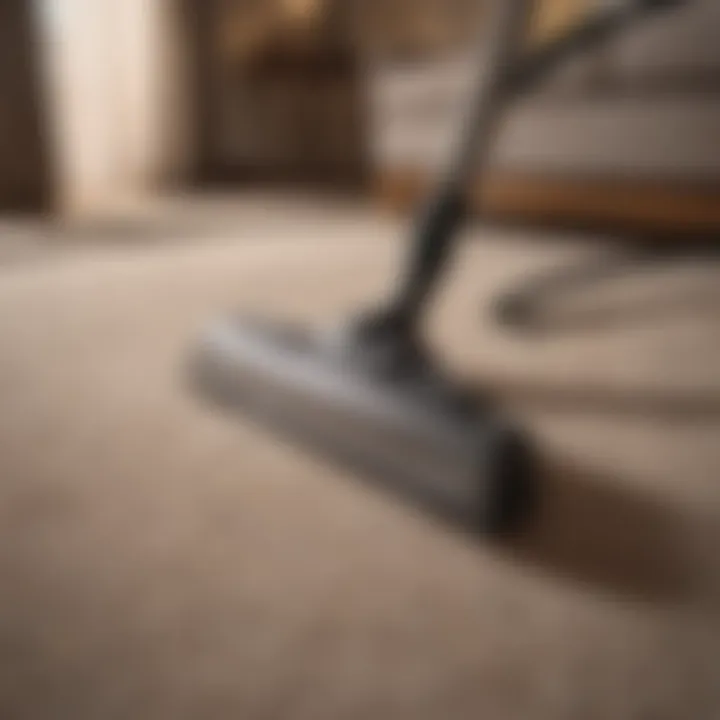 Professional carpet cleaning to eradicate moths