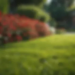 Vibrant lawn showcasing effective weed removal