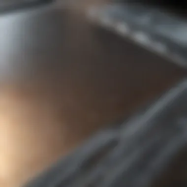 After Cleaning: Restored Stainless Steel Shiny stainless steel surface after rust removal