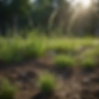 Different types of fertilizers for grass