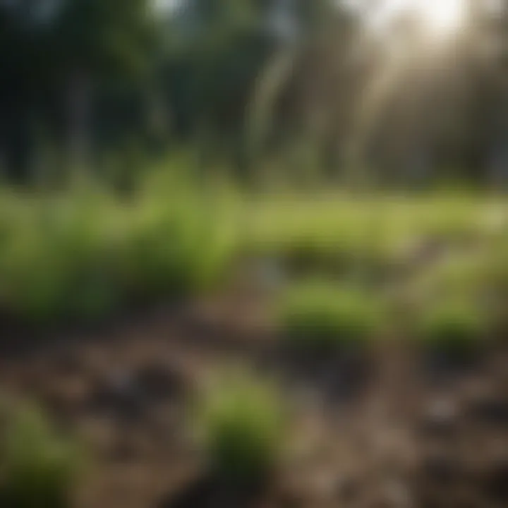 Different types of fertilizers for grass