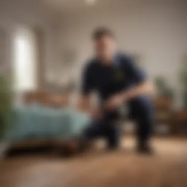 Advanced Pest Control Professional exterminator using advanced pest control techniques