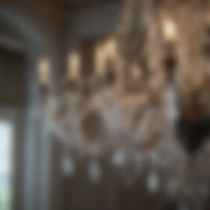 Elegant Crystal Chandelier Ceiling Light Fixture