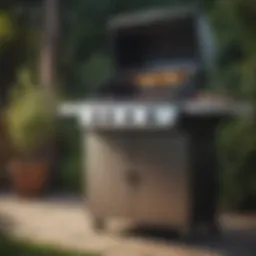 Elegant gas grill with advanced technology