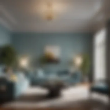 Serenity in Sophistication Elegant Living Room Color Scheme