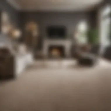 Elegant Living Room with New Carpet