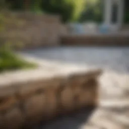 Elegant Patio Walling Ideas - Natural Stone Elegance