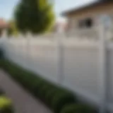 Elegant Vinyl Fencing Design