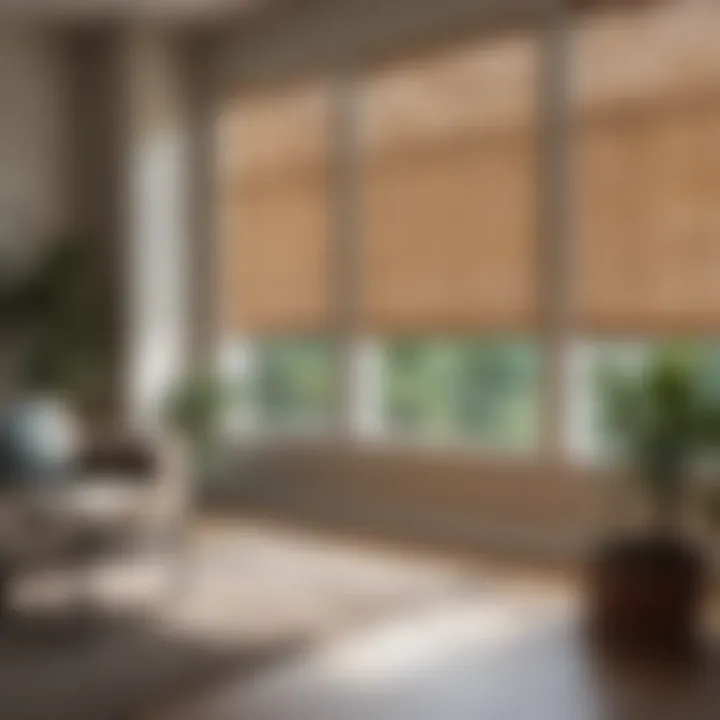 Dynamic dual-tone blinds enhancing natural light