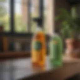 Eco-Friendly Cleaning Products on Display
