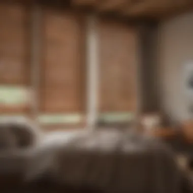 Rustic Charm with 2-Inch Blinds 2-Inch Blind Creating Cozy Ambiance in Rustic Bedroom Decor