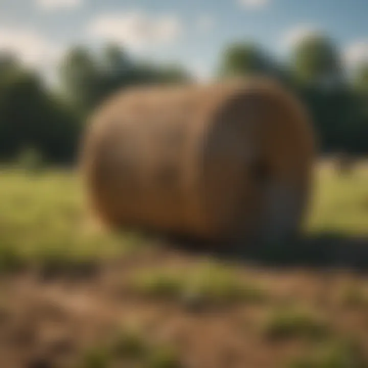 Hay Layering for Grass Growth