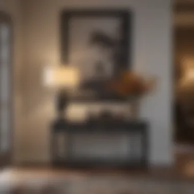 Choosing the Right Height for Your Entryway Table Stylish entryway table at the perfect height