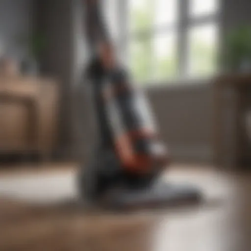 High-performance vacuum cleaner showcasing advanced suction technology