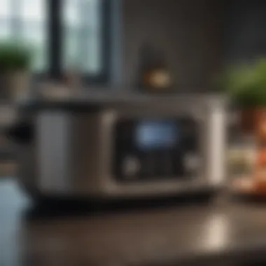 Innovative Digital Control Panel Modern Crock Pot with Digital Interface
