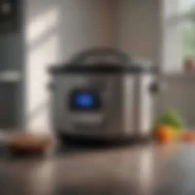 Elegant Stainless Steel Design Sleek Stainless Steel Crock Pot