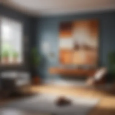 In-depth Financial Analysis of Room Painting Expenses Detailed cost breakdown analysis chart for painting rooms in a house