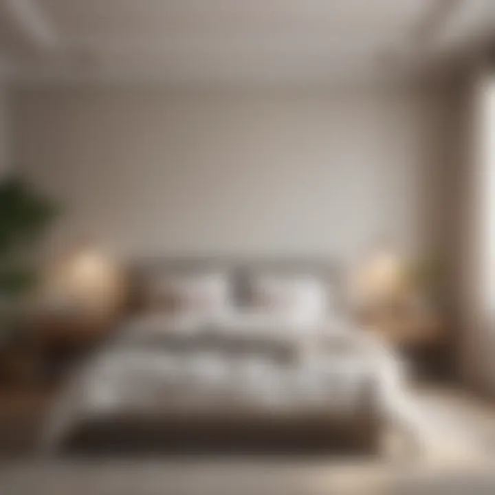 Calming Bedroom with Soft Color Palette