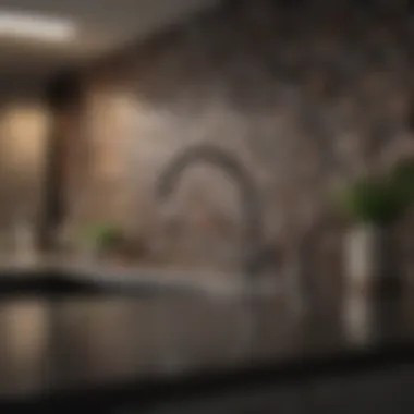 Innovative Materials: Textures That Transform Kitchen Spaces Stylish kitchen with innovative materials and textures